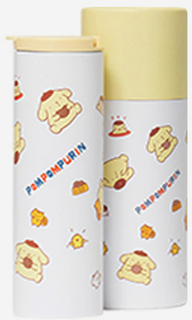 데이니즈 산리오 캐릭터즈 스텐 텀블러, 폼폼푸린, 450ml, 1개