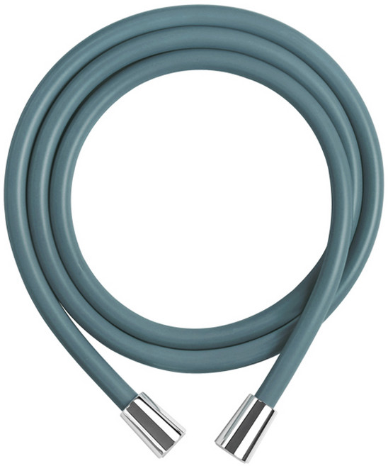 네이쳐리빙 마카롱 줄꼬임 물때방지 PVC 샤워호스, 2m, 블루그레이