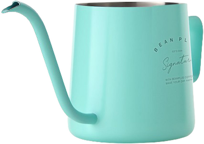 빈플러스 커피 컬러 드립포트, 민트, 250ml, 1개