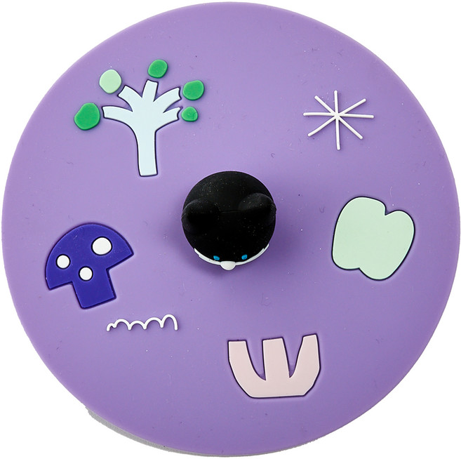 모던하우스 키치키치캣 실리콘 덮개 캣, 1개, 퍼플