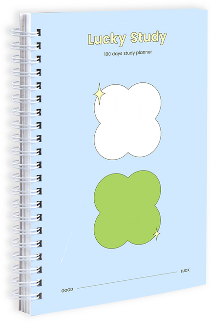 대시앤도트 럭키 100일 스터디 플래너, 샤이닝클로버, 1개