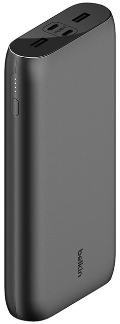 벨킨 부스트차지 32W PD 4포트 동시 고속충전 보조배터리 26000mAh, BPB016btBK, 블랙