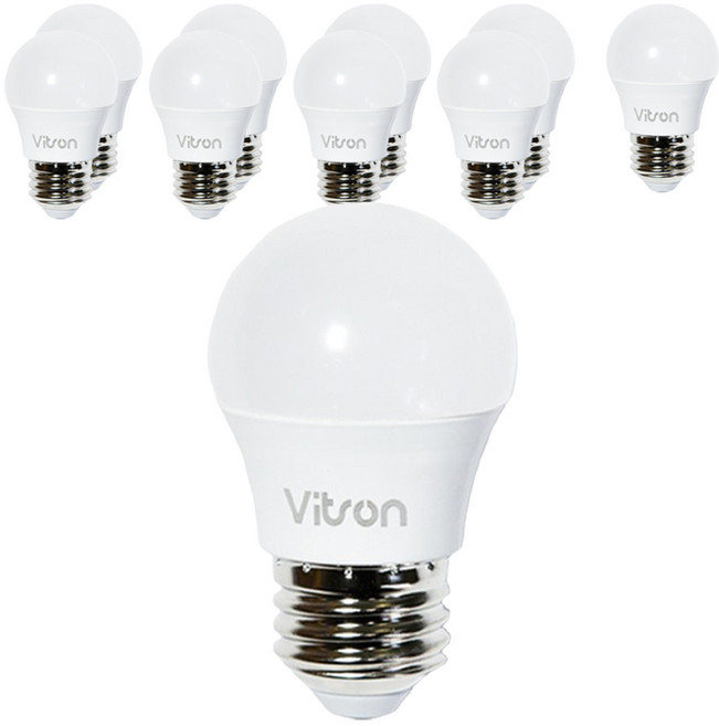 LISHIN Vitson LED燈泡燈串小燈泡 3W E26, 燈泡色, 10個
