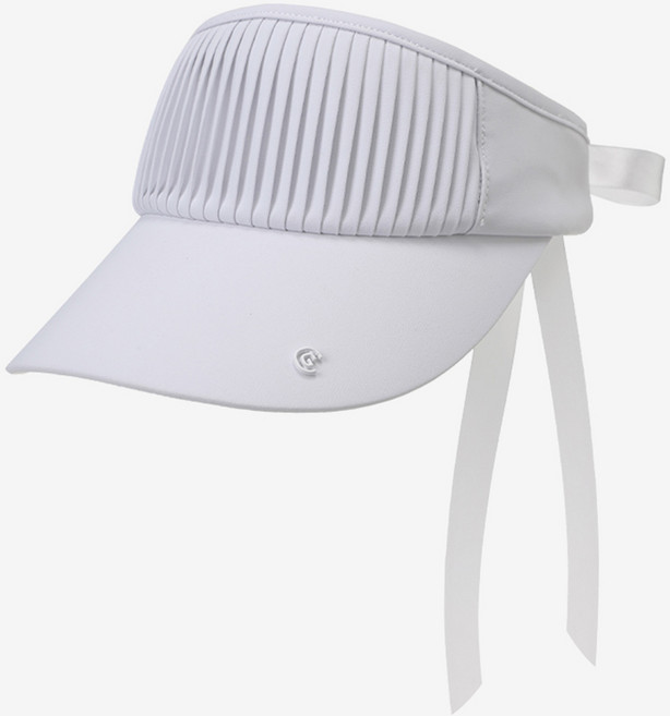 클리브랜드 여성용 기계 주름 골프 썬캡, FREE, 1개