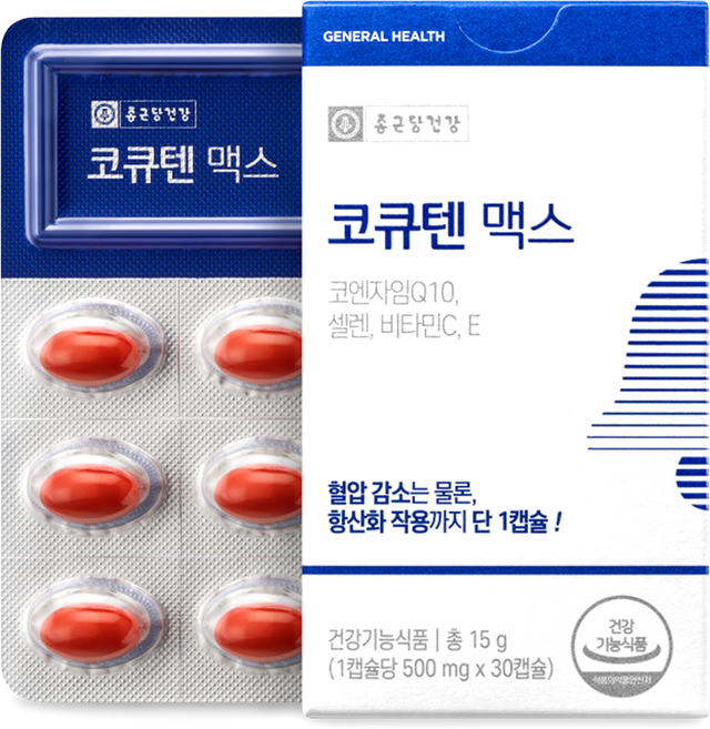 종근당건강 코큐텐 맥스 15g, 30정, 1개