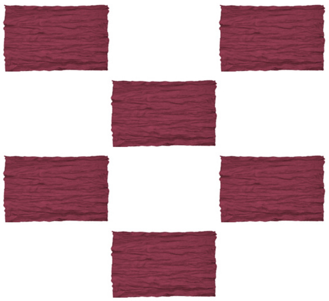 블럭마트 주름 냅킨 식탁보 키친크로스, 와인, 6개