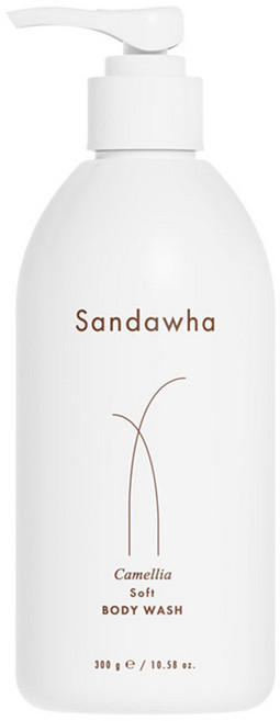 Sandawha 山茶花柔膚沐浴露 花香, 1罐, 300g