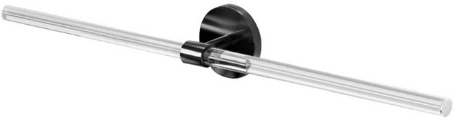 모나코올리브 무타공 클린 타월걸이, 블랙, 1개