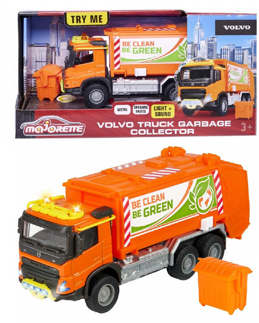 마조렛 그랜드시리즈 다이캐스팅 미니 FMX청소차, 혼합색상, 1개