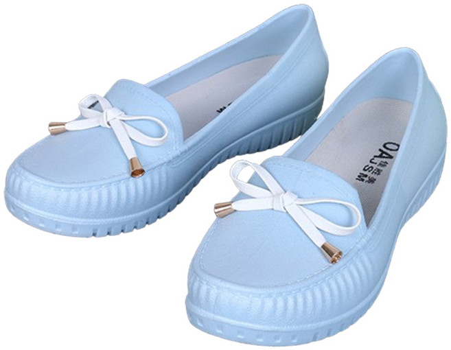 라라티나 여성용 달린 리본 방수 효도화