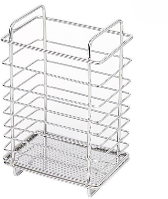 홈파워 키친툴 홀더 수저통, 실버, 1개