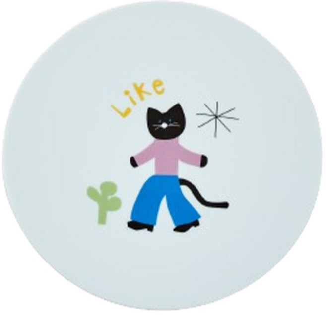 모던하우스 키치키치캣 실리콘 냄비받침, 1개, 아이보리