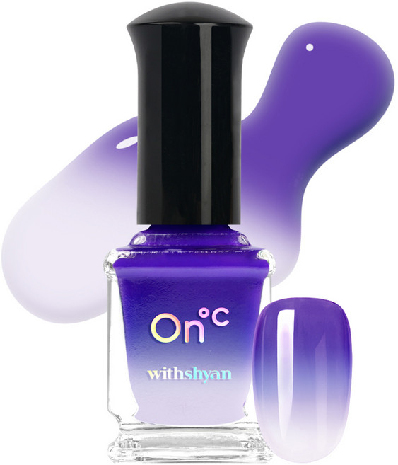 위드샨 온도 변화 매니큐어 네일, 20도축제의온도, 9ml, 1개