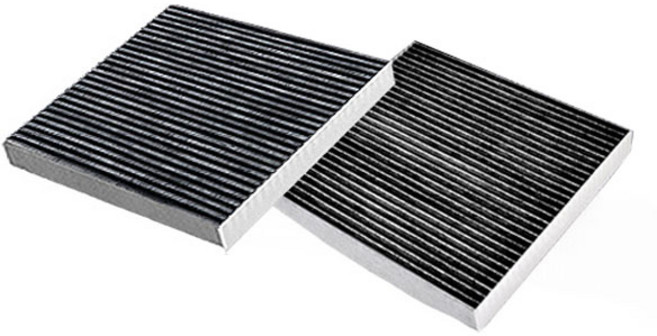 한일 4세대 카니발 KA4 활성탄 전면 c176 + 후면 c197 에어컨필터 세트, 1세트