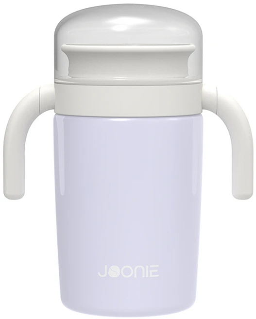 주니 360 스테인리스 자기주도 컵, 330ml, 1개, 퍼플 - 쿠팡