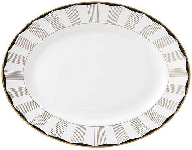 레녹스 오드리 오발 플래터, 화이트, 1개, 단품