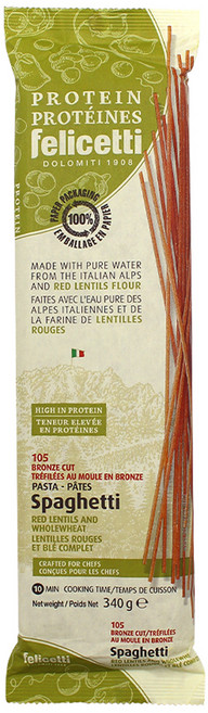 펠리체티 유기농 프로틴 레드렌틸 & 통밀스파게티, 340g, 1개