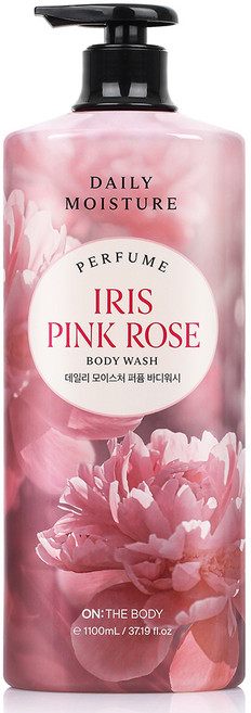 온더바디 데일리 모이스처 퍼퓸 바디워시 아이리스 로즈향, 1.1L, 1개