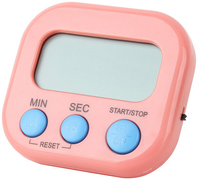 구디푸디 자석 디지털 스톱워치 주방 멀티 쿠킹타이머, 핑크, 1개