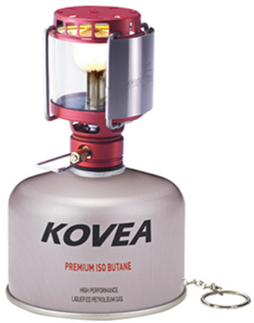 KOVEA Firefly 瓦斯燈, 1個, 酒紅色