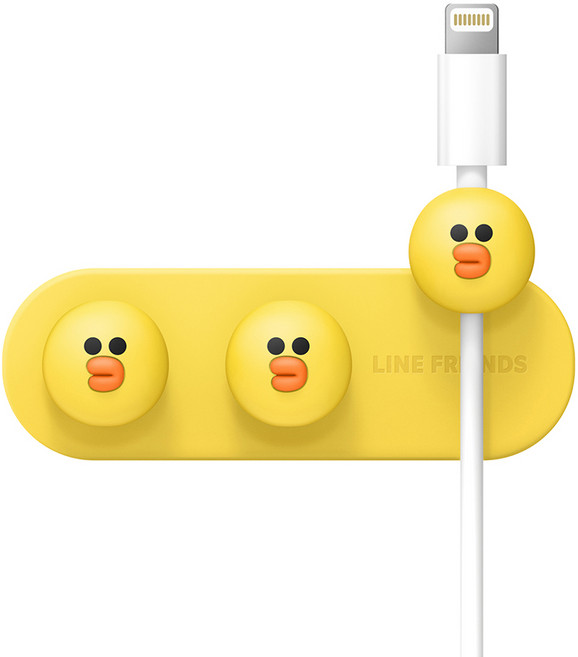 엘라고 라인프렌즈 자석 케이블 매니지먼트 3p, 샐리, 1개