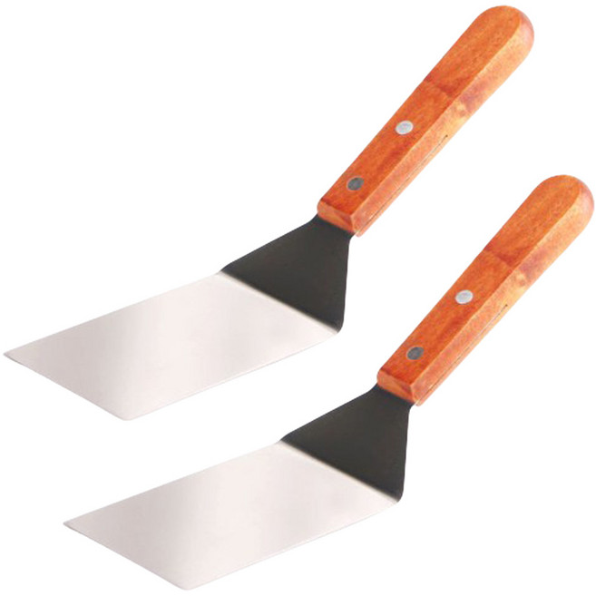 코빙 사각 피자 뜨게 터너 스페치, 우드, 2개