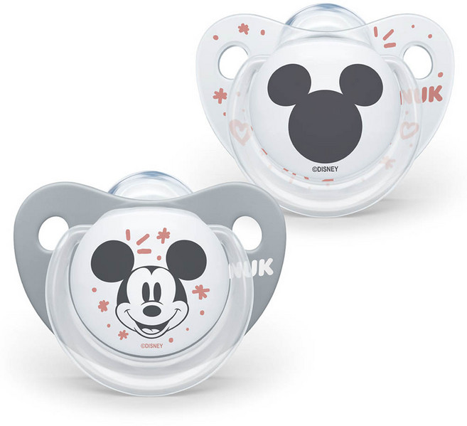 NUK 迪士尼矽膠安撫奶嘴 2入組, S2(6~18個月), 米奇, 1組