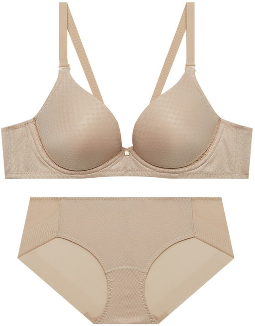 트라이엄프 여성용 데일리 풀컵 브라 팬티 세트