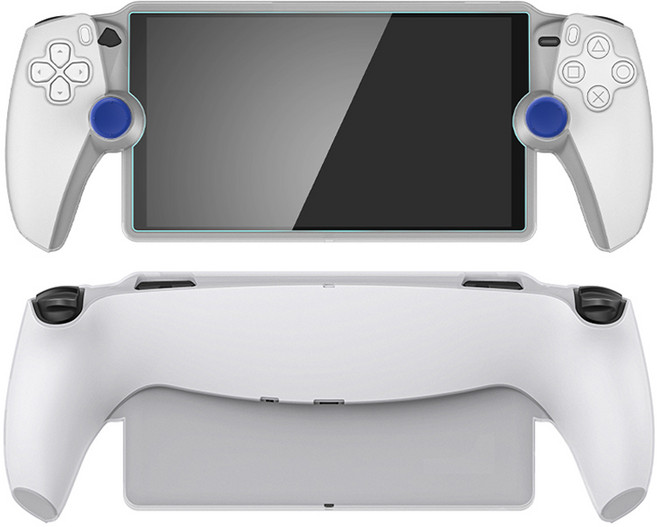 조이트론 PS5 PS포탈 9H 보호필름 실리콘 케이스 세트, JTPT-105, 화이트, 1세트