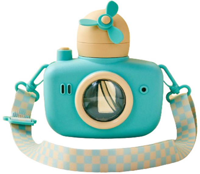 모던하우스 애니멀힐즈 카메라 물병 꾸러기비숑, 혼합색상, 550ml, 1개