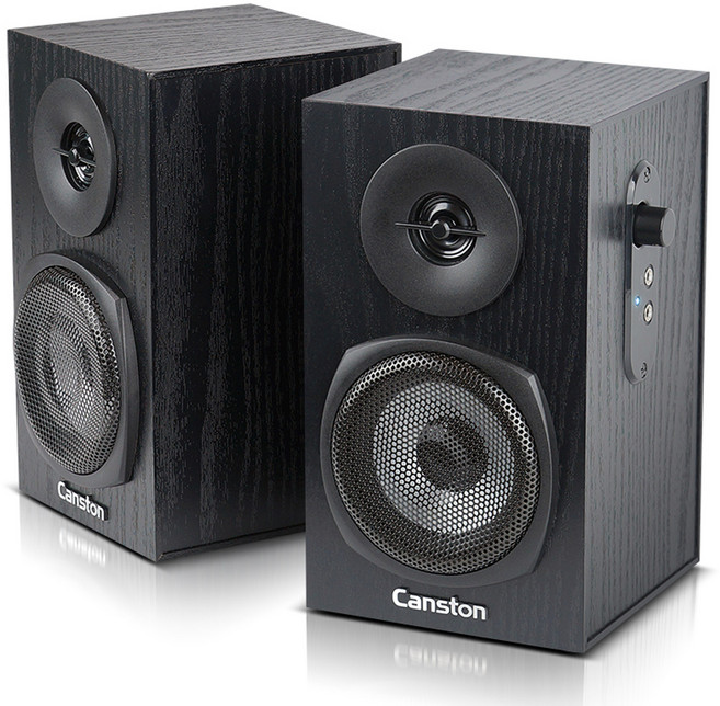 캔스톤 2채널 컴팩트 USB 북쉘프 스피커, MX1, 혼합색상