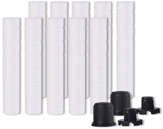 리필터 샤워기 호환 필터 벌크형 바디럽시그니처, 10개