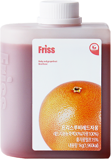 프리스 루비레드자몽 농축액, 1kg, 1개