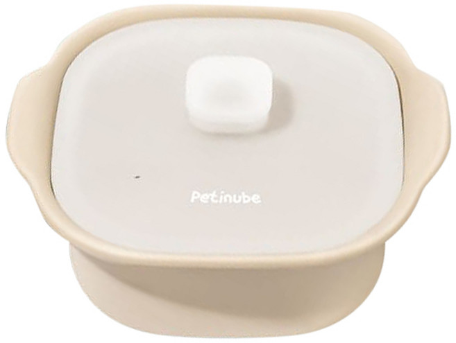 Petinube 韓國製矽膠副食品多功能蒸鍋, 寶石米色, 1個