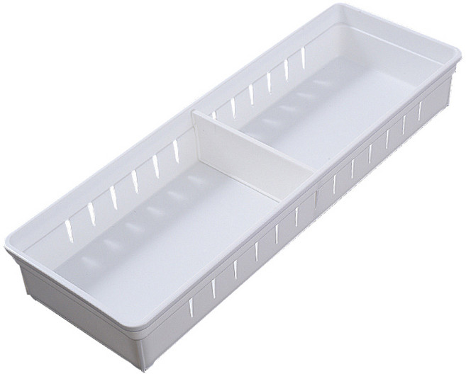 구디푸디 주방 서랍 정리 트레이 대, 화이트, 1개