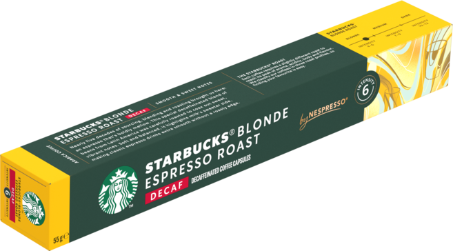스타벅스 디카프 블론드 에스프레소 로스트 캡슐커피, 5.5g, 10개입, 1개