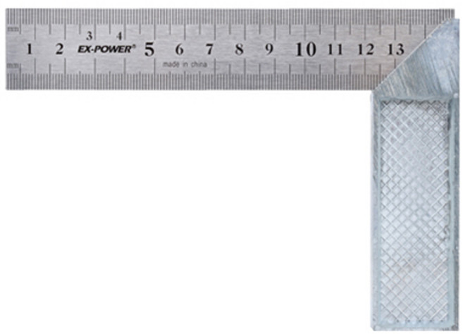 이엑스파워 아연 직각자 150mm EHS-150, 1개