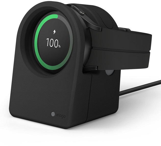 엘라고 GW4 갤럭시 워치 충전 거치대, 블랙