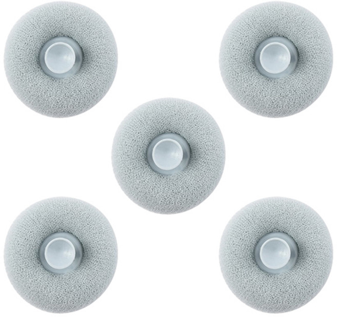 블럭마트 접착식 버블 샤워볼, 블루, 1개입, 5개