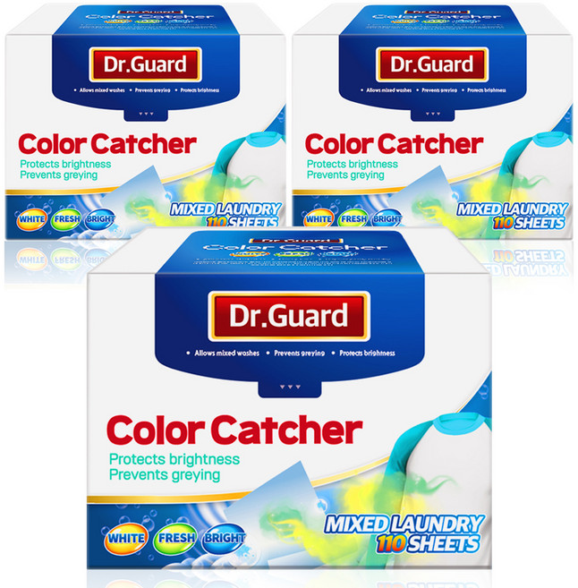 아케이 리빙 닥터가드 이염방지 시트, 혼합색상, 3개