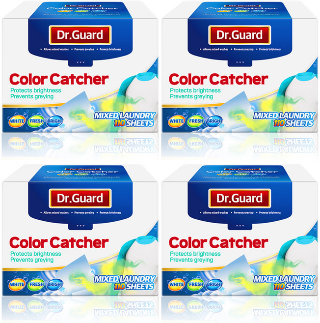 아케이 리빙 닥터가드 대용량 이염방지 시트 110p, 혼합색상, 4개