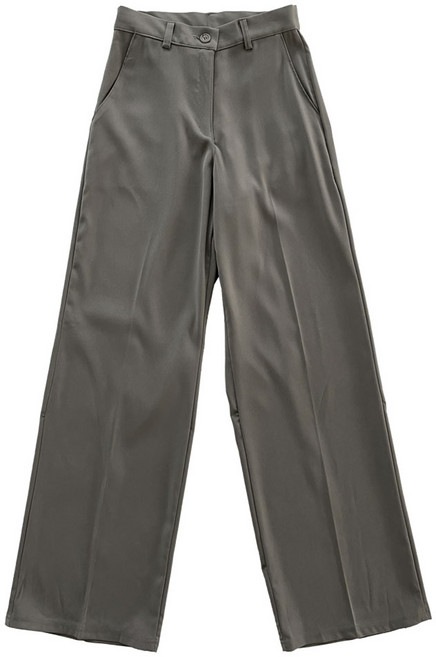 플랜데이 여성용 차르르 모던 와이드 슬랙스 롱