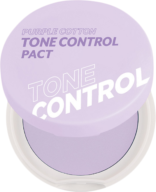 i'm meme 我愛光透柔焦蜜粉餅 去黃校色 透明肌膚 油水平衡, Cream Purple, 1個