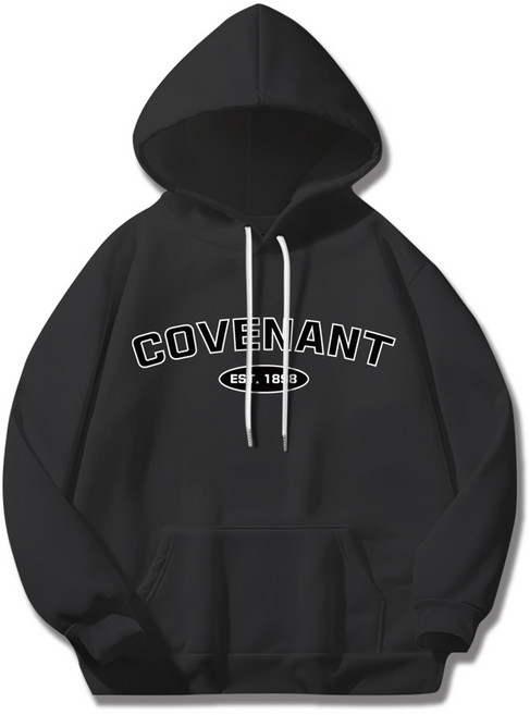 ILLUSO 男女通用 特殊雙面棉 Covenant 1898 連帽T恤