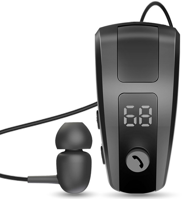 코시 CVC 노이즈캔슬링 자동감김 이어폰, EP4098BT, 블랙