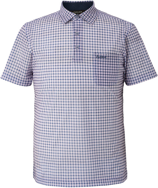 인디안 남성용 타소재 올오버 Y 에리 반소매 MITAS3M2311