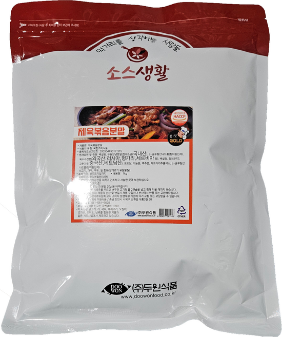 두원식품 제육볶음 분말, 1kg, 1개