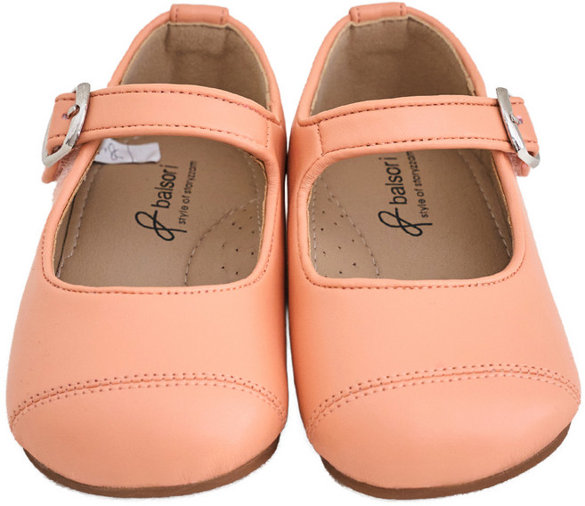 발소리 베이비잼 여아용 코튼셀리 플랫슈즈