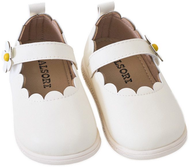 발소리 베이비잼 여아용 웨이브데이지 삑삑이 구두