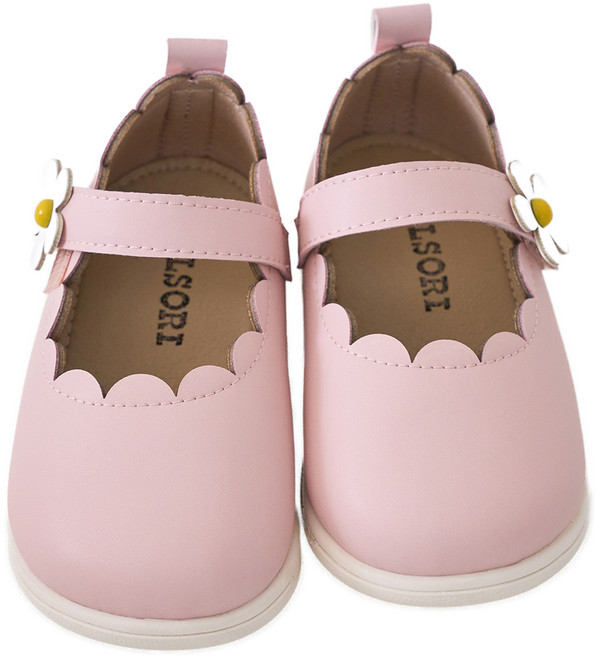 발소리 베이비잼 여아용 웨이브데이지 삑삑이 구두